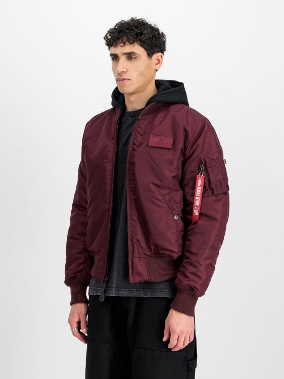 Alpha-industries Zip Hood Back print MA-1 jack