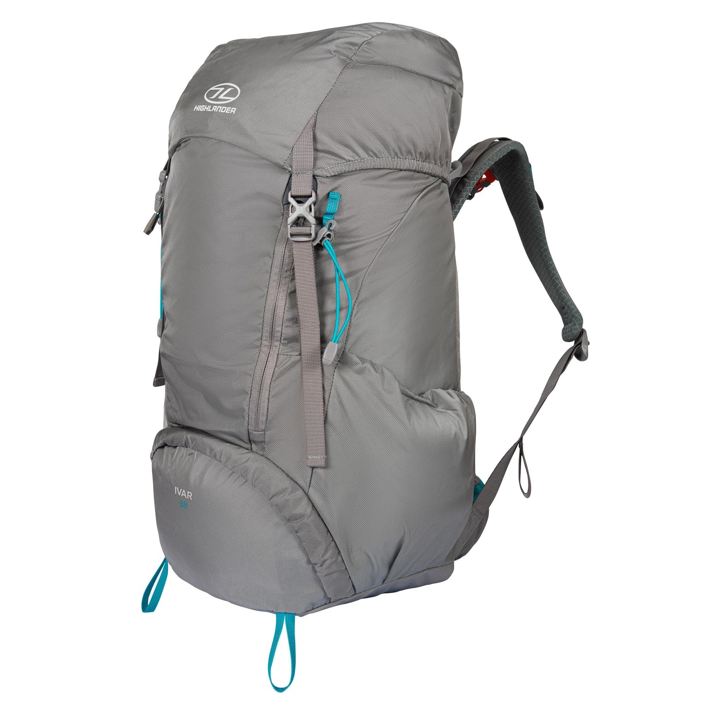 Highlander Ivar Backpack 38 Liter Dames lichtgrijs van kleur