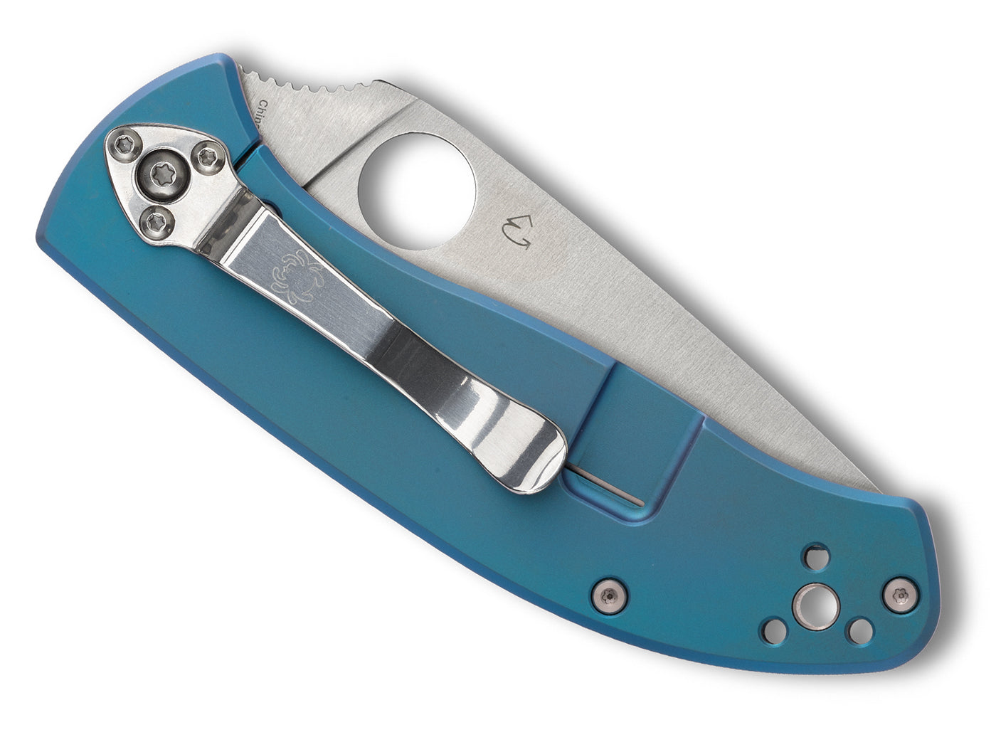 Spyderco Tenacious Titanium Blue