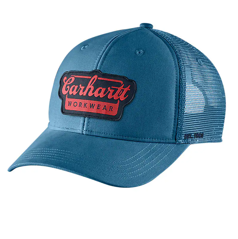 Carhartt Twill Mesh-back Script patch Cap