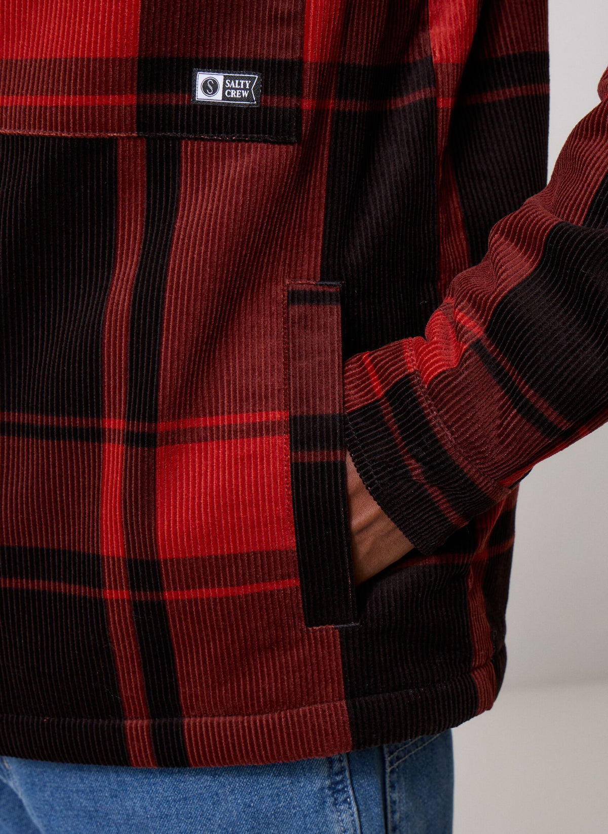 Salty Crew Crux ribcord overshirt