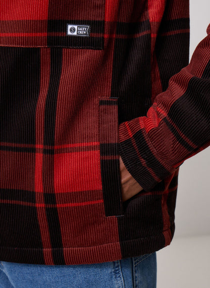 Salty Crew Crux ribcord overshirt
