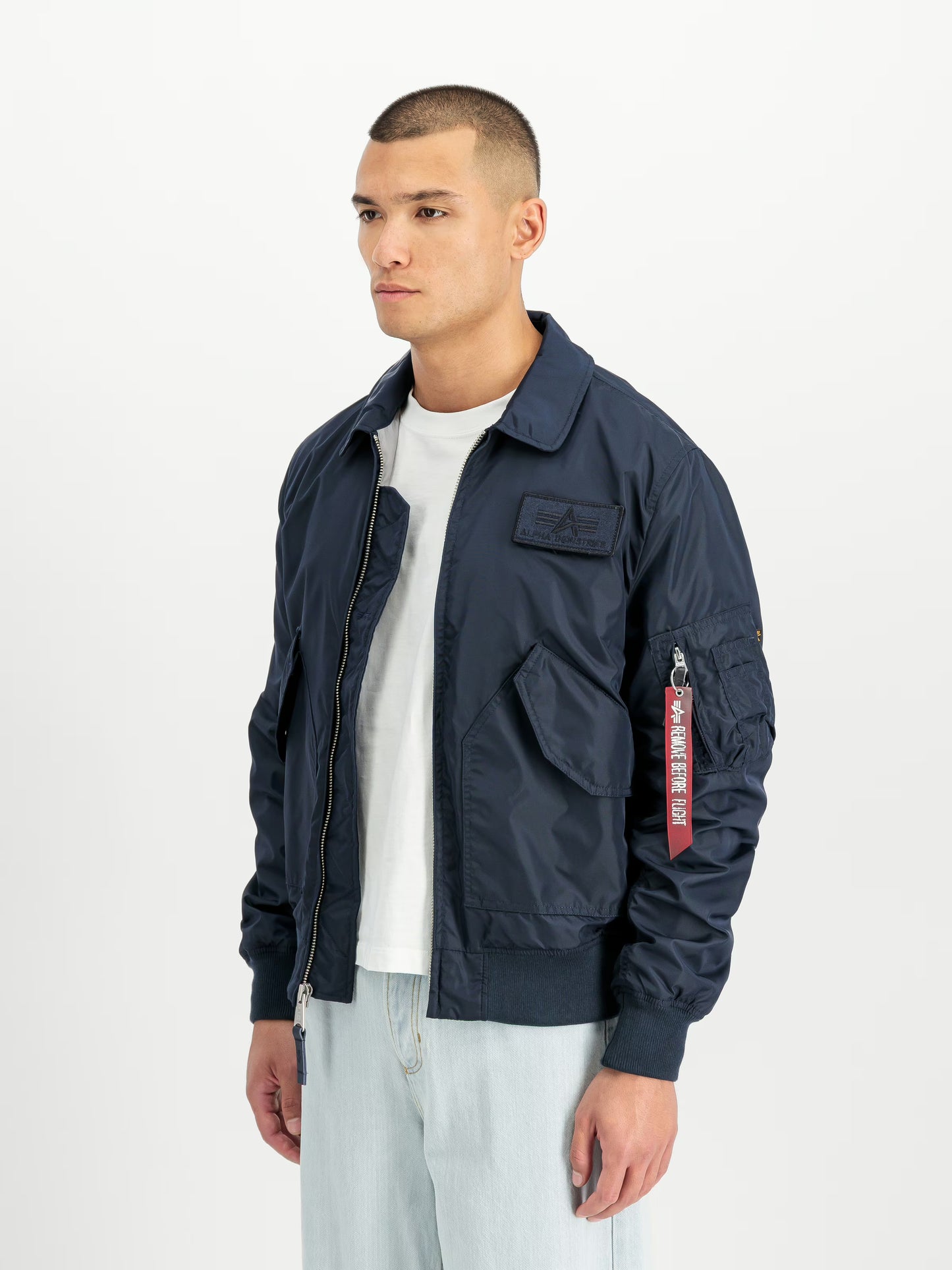 Alpha industries CWU-36/p TT Light bomber jack Replica Blue