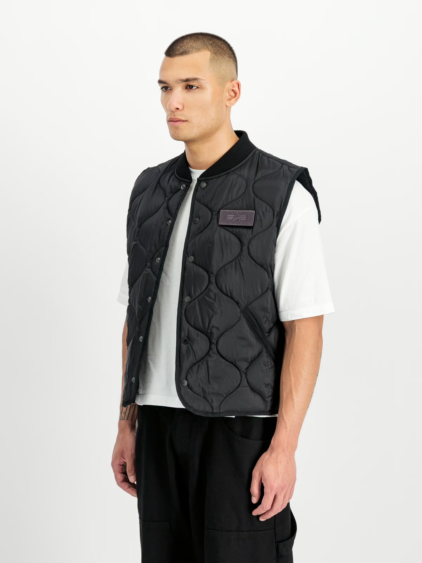Alpha industries Q-1 vest doorgestikte bodywarmer
