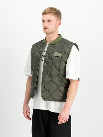 Alpha industries Q-1 vest doorgestikte bodywarmer