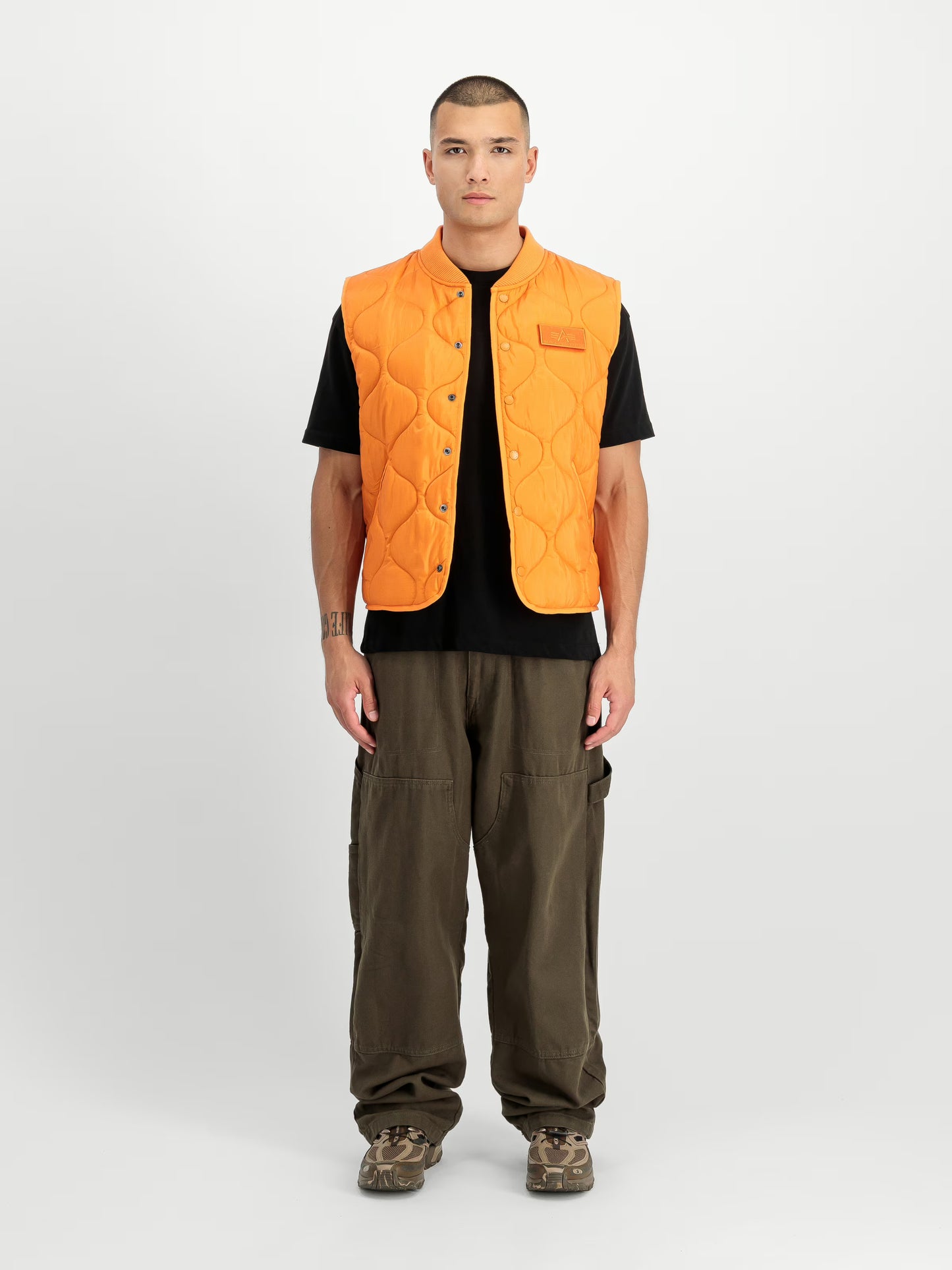 Alpha industries Q-1 vest doorgestikte bodywarmer