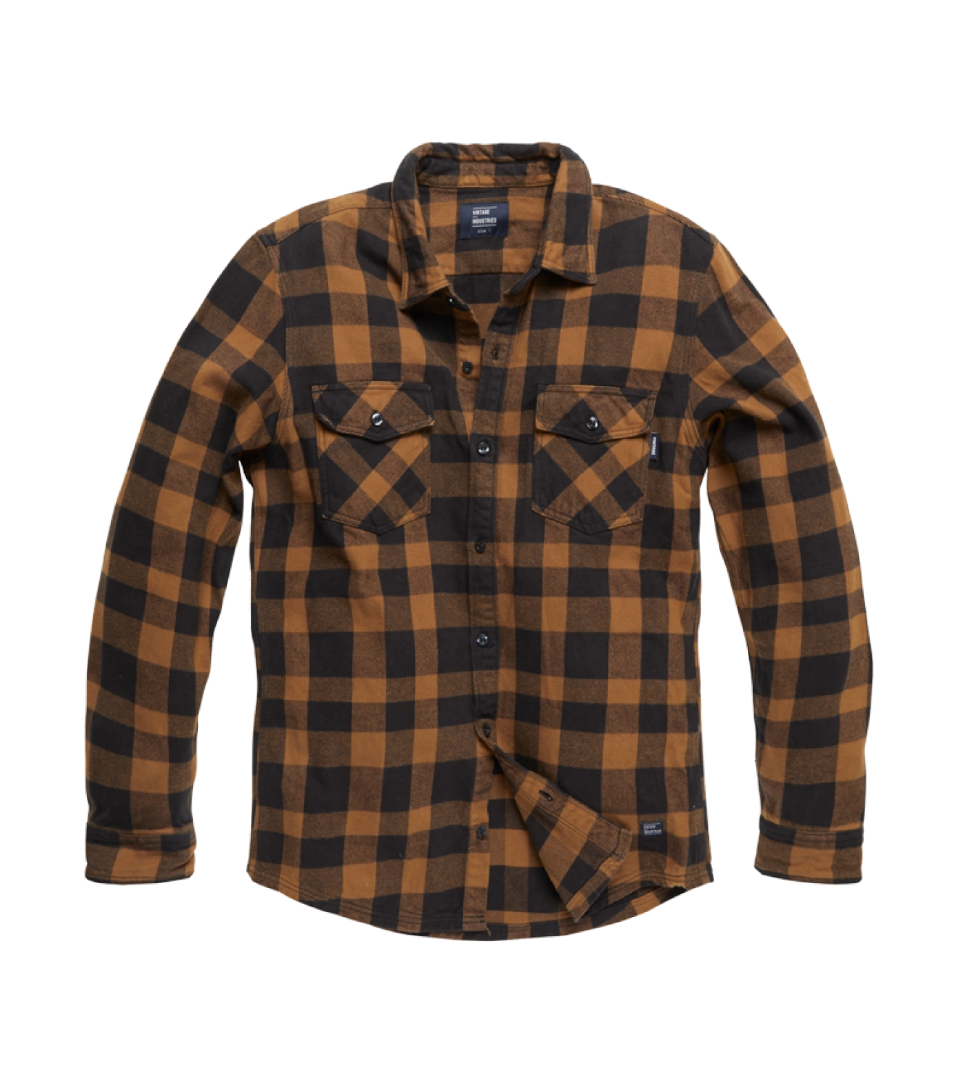 Vintage Industries Globe Heavy weight Flanellen overhemd