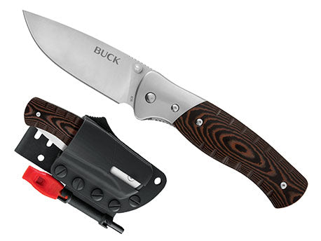 Buck Folding Selkirk Micarta Large