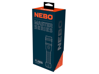 Nebo Master serie FL1500 oplaadbare zaklamp