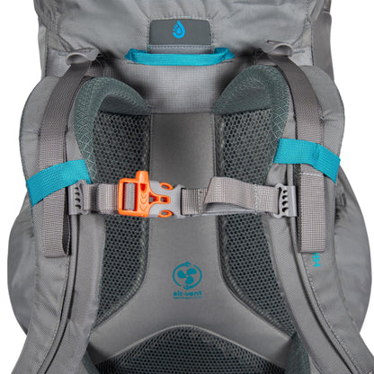 Highlander Ivar Backpack 38 Liter Dames lichtgrijs van kleur