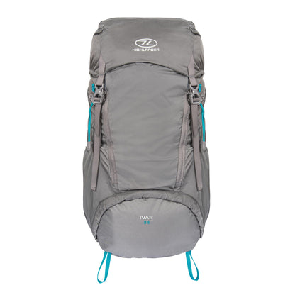 Highlander Ivar Backpack 38 Liter Dames lichtgrijs van kleur