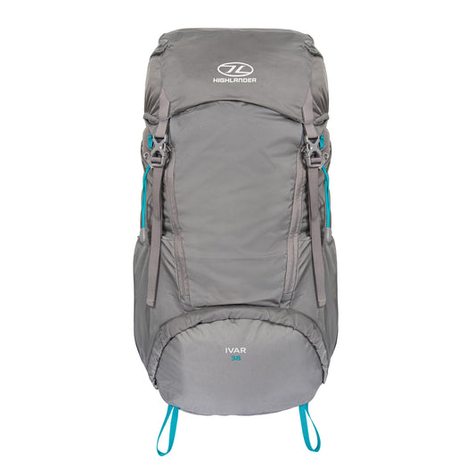 Highlander Ivar Backpack 38 Liter Dames lichtgrijs van kleur