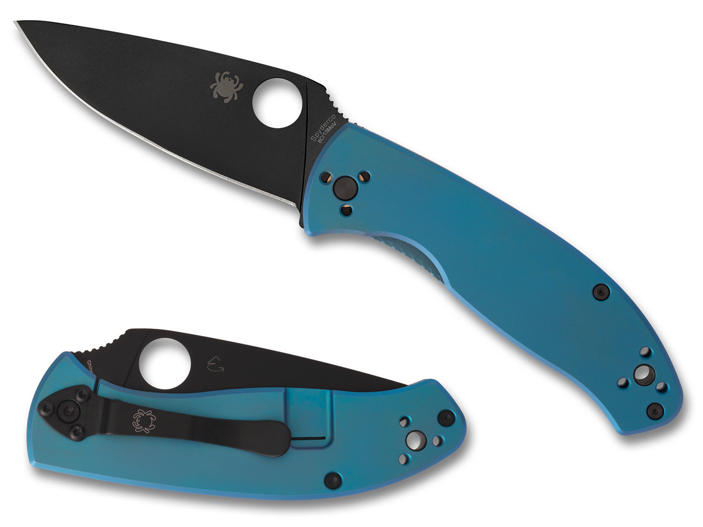 Spyderco Tenacious Titanium Blue /Black