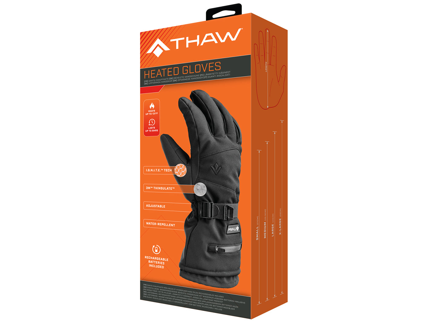 Thaw verwarmde handschoenen