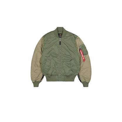 Alpha-industries MA-1 Camo rug geborduurde jas