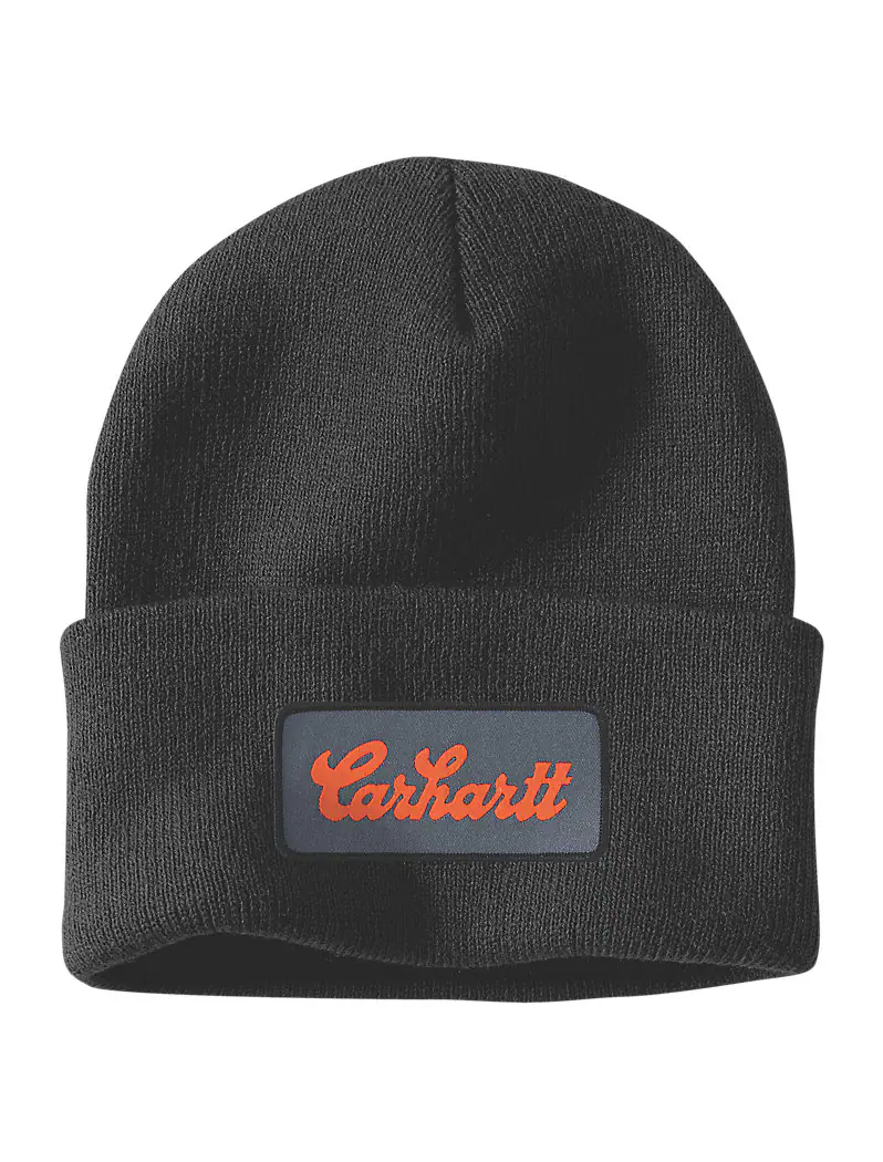 Carhartt gebreide muts met Carhartt Patch
