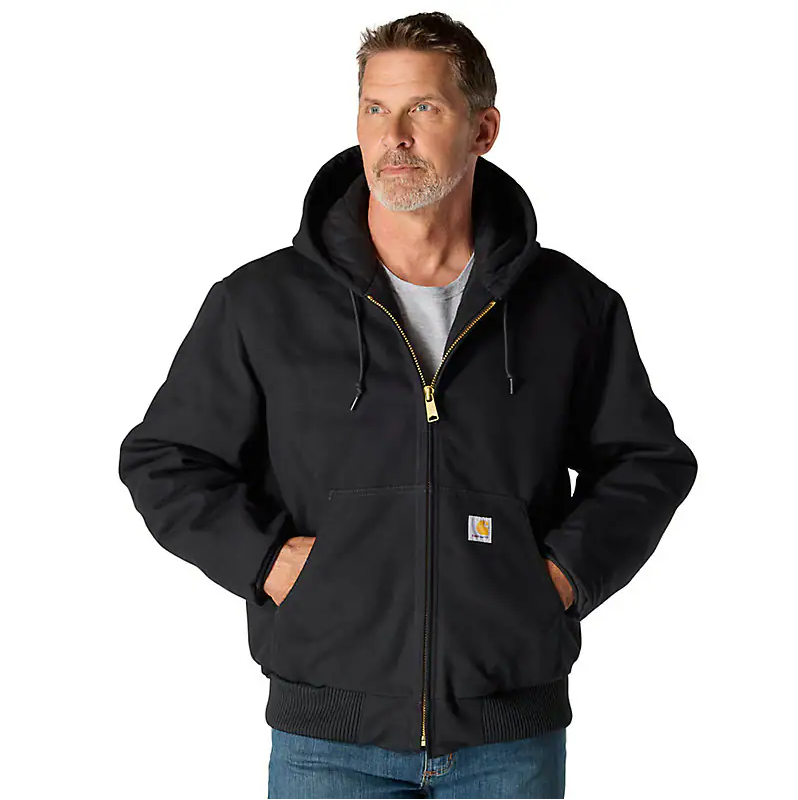 Carhartt Loose Fit FirmDuck Active fleece gevoerde jas