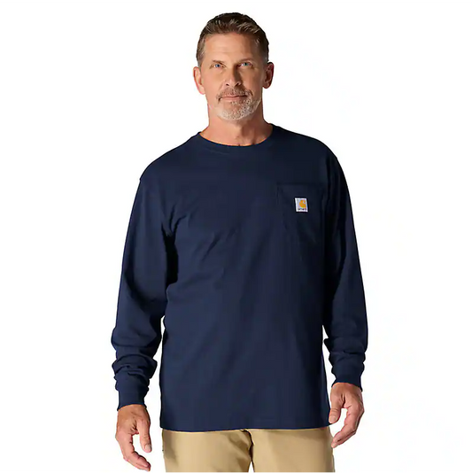 Carhartt K126 Longsleeve t-shirt navy