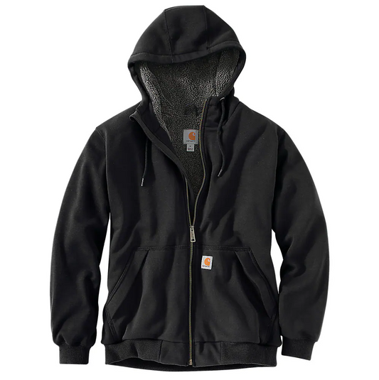 Carhartt Rain Defender RF sherpa gevoerde capuchon vest.