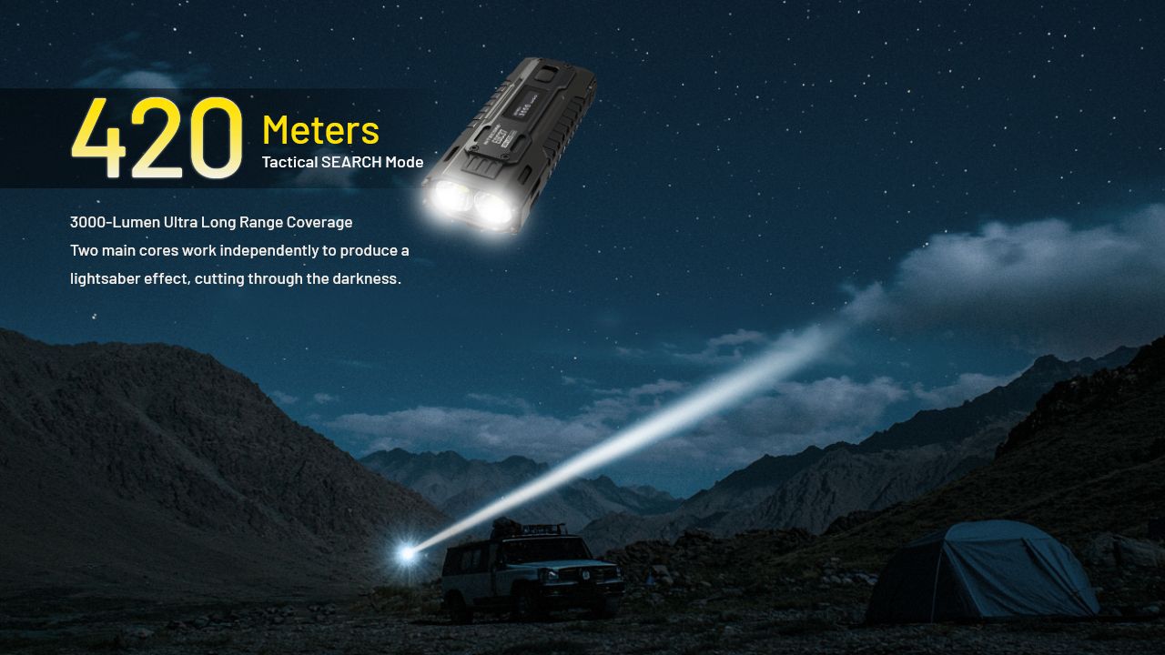 Nitecore Edc 37 oplaadbare zaklamp