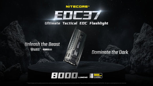 Nitecore Edc 37 oplaadbare zaklamp