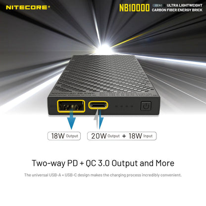 Nitecore NB10000 gen 2 Powerbank