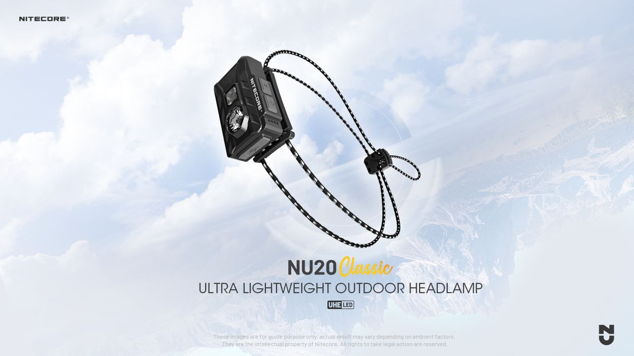 Nitecore NU 20 Ultra lightweight oplaadbare hoofdlamp