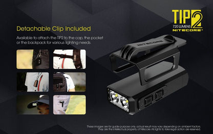 Nitecore PIT 2 oplaadbare zaklamp sleutelhangerlamp