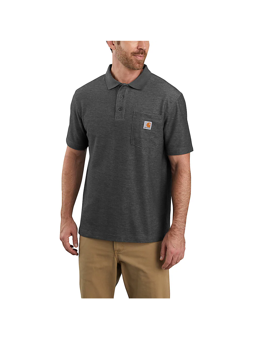 Carhartt Loose fit Polo korte mouw