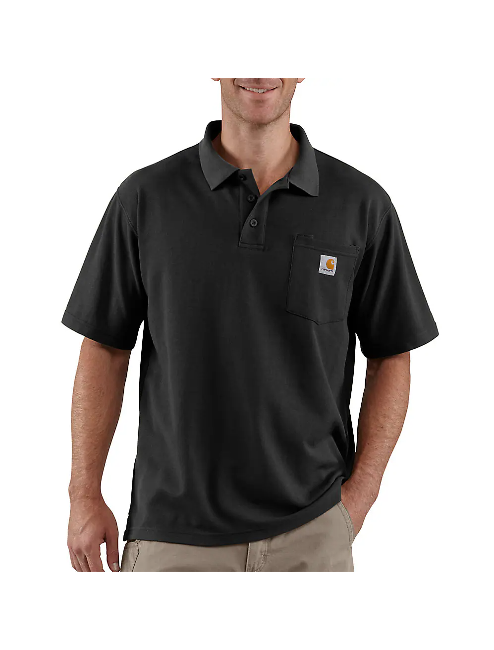 Carhartt Loose fit Polo korte mouw