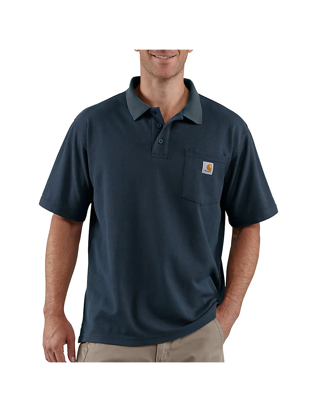 Carhartt Loose fit Polo korte mouw
